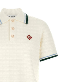 CASABLANCA Casablanca Men Bouclé Polo Shirt