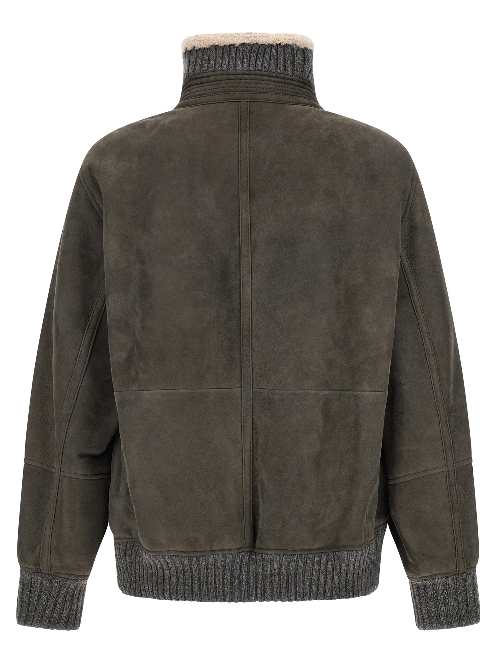 Brunello Cucinelli Men Leather Jacket – Bluefly