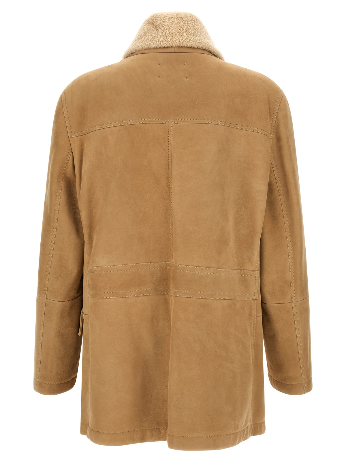 Brunello Cucinelli Men Caban Shearling Curly