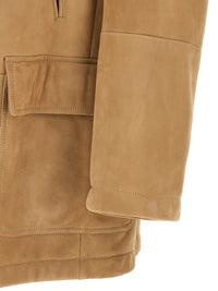 Brunello Cucinelli Men Caban Shearling Curly