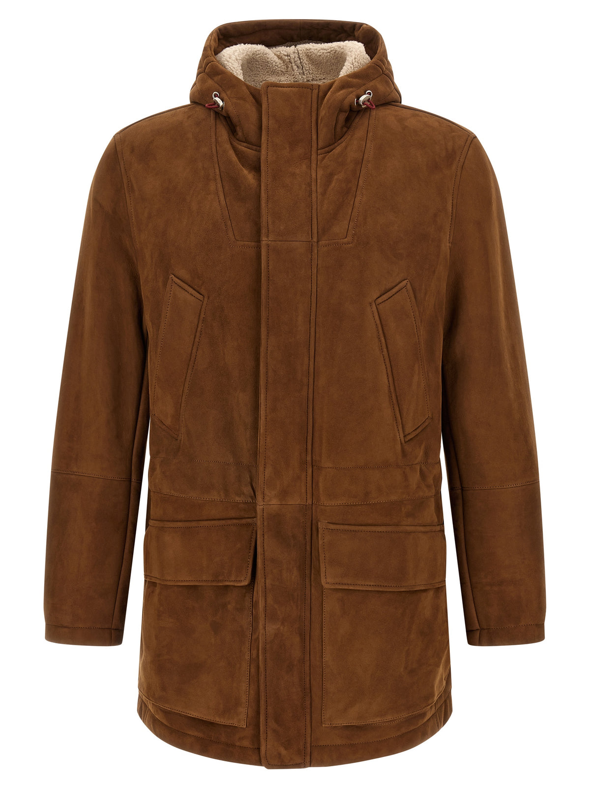 BRUNELLO CUCINELLI Brunello Cucinelli Men Suede Parka
