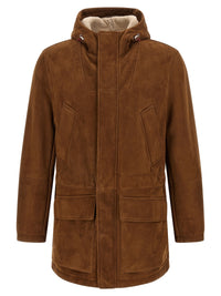 BRUNELLO CUCINELLI Brunello Cucinelli Men Suede Parka