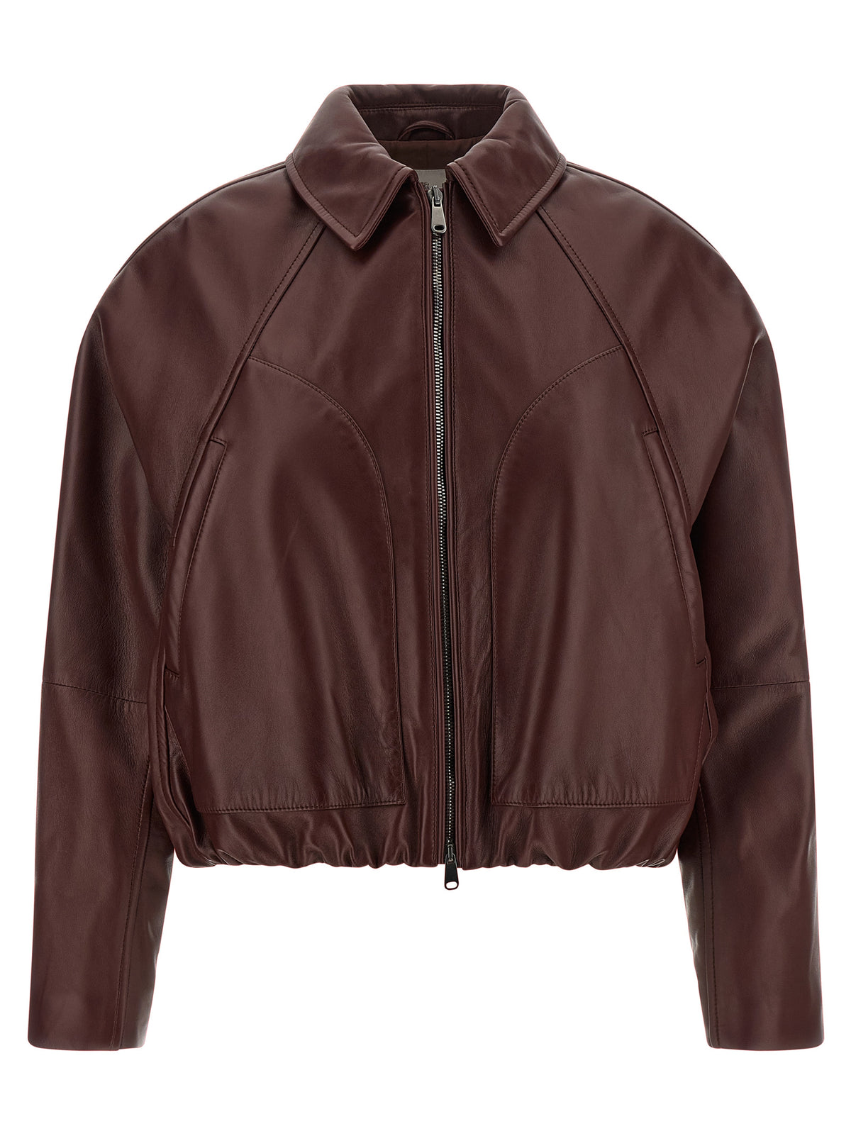 Brunello Cucinelli Women Nappa Leather Jacket