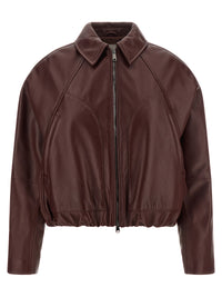 Brunello Cucinelli Women Nappa Leather Jacket