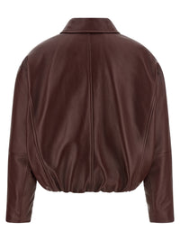 Brunello Cucinelli Women Nappa Leather Jacket