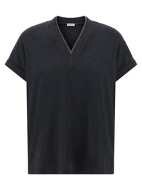 BRUNELLO CUCINELLI Brunello Cucinelli Women 'Shiny Trims' T-Shirt