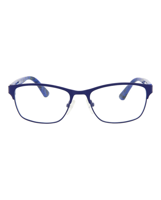 McQ Alexander McQueen Womens Square/Rectangle Blue Blue Transparent Fashion Designer Eyewear