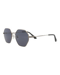 McQ Alexander McQueen Mens Square/Rectangle Ruthenium Ruthenium Grey Fashion Designer Eyewear