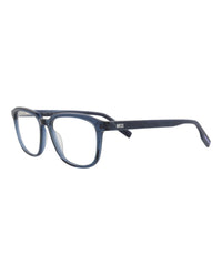 McQ Alexander McQueen Mens Square/Rectangle Blue Blue Transparent Fashion Designer Eyewear