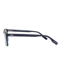 McQ Alexander McQueen Mens Square/Rectangle Blue Blue Transparent Fashion Designer Eyewear