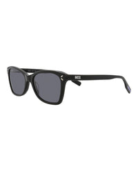 McQ Alexander McQueen Womens Square/Rectangle Black Black Grey Fashion Designer Eyewear