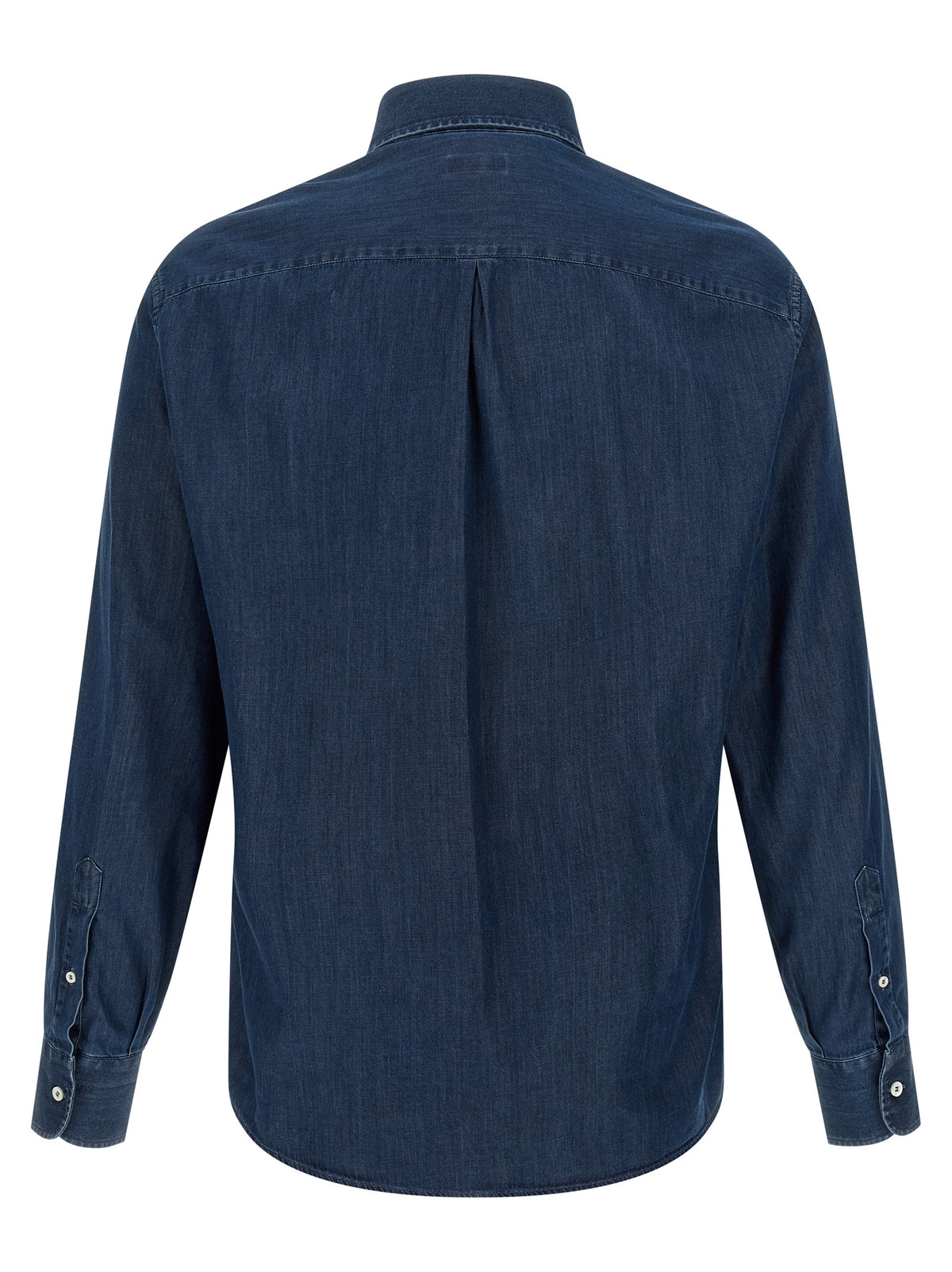 Brunello Cucinelli Men Lightweight Denim Shirt