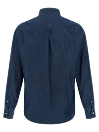 Brunello Cucinelli Men Lightweight Denim Shirt