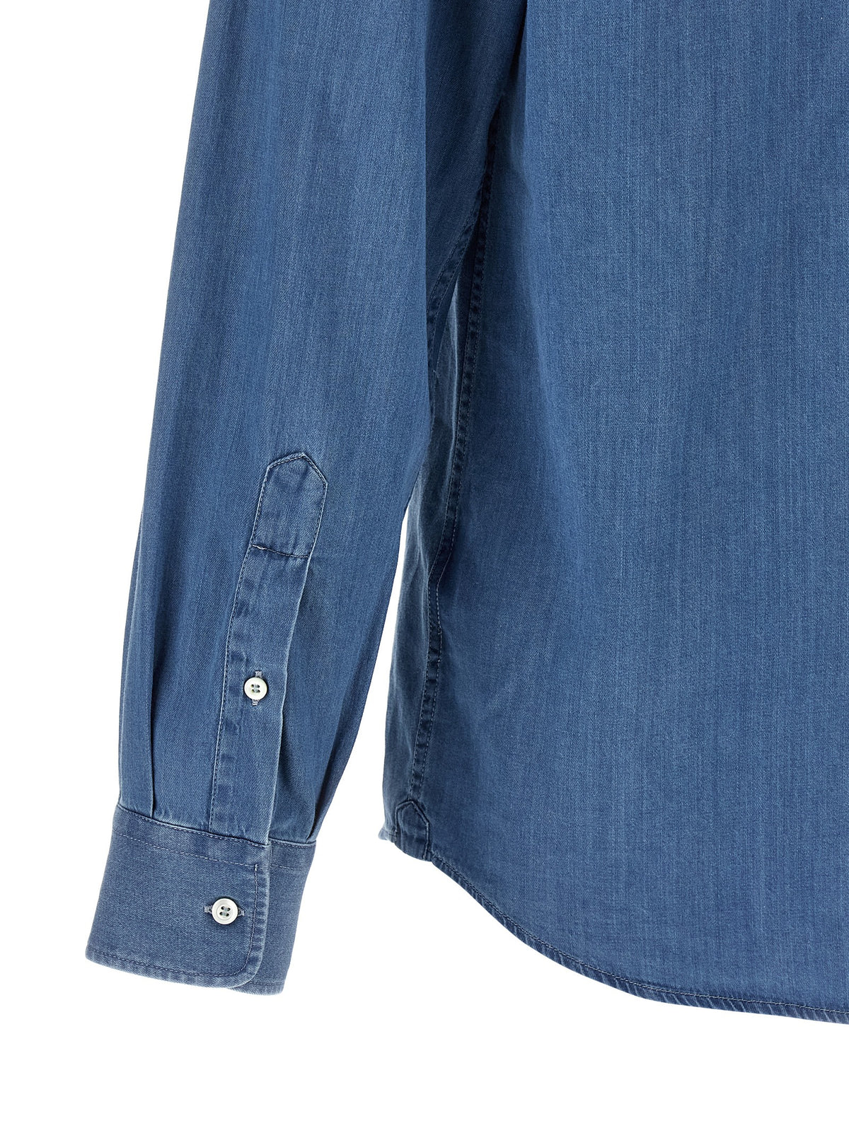 BRUNELLO CUCINELLI Brunello Cucinelli Men Denim Shirt