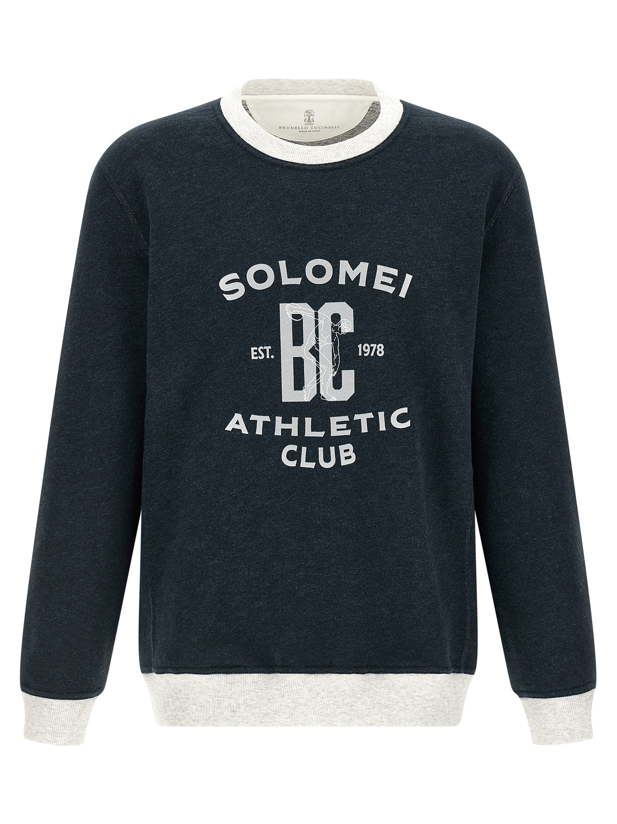 BRUNELLO CUCINELLI Brunello Cucinelli Men Cotton And Linen Sweatshirt