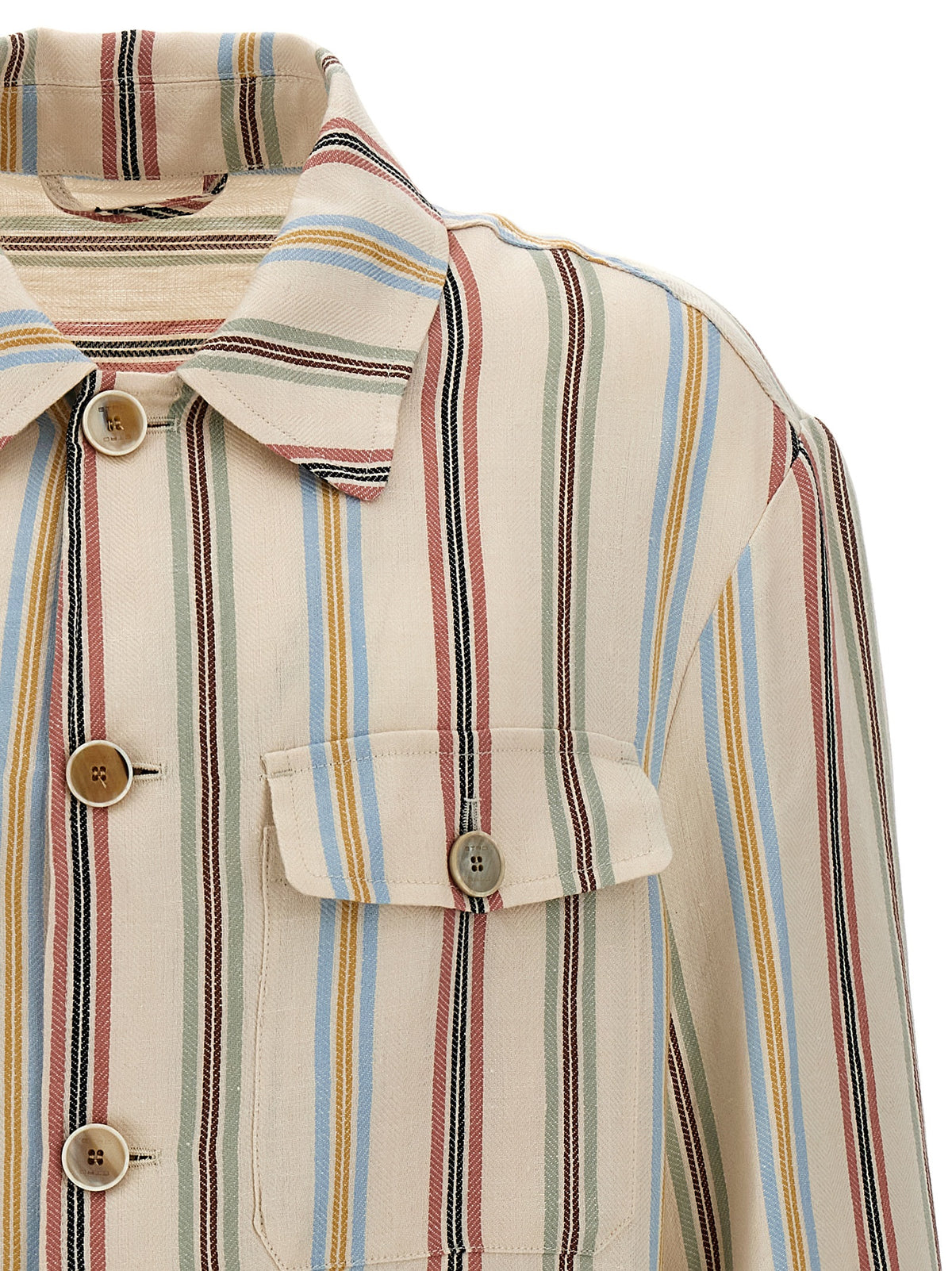 Etro Men Striped Overshirt