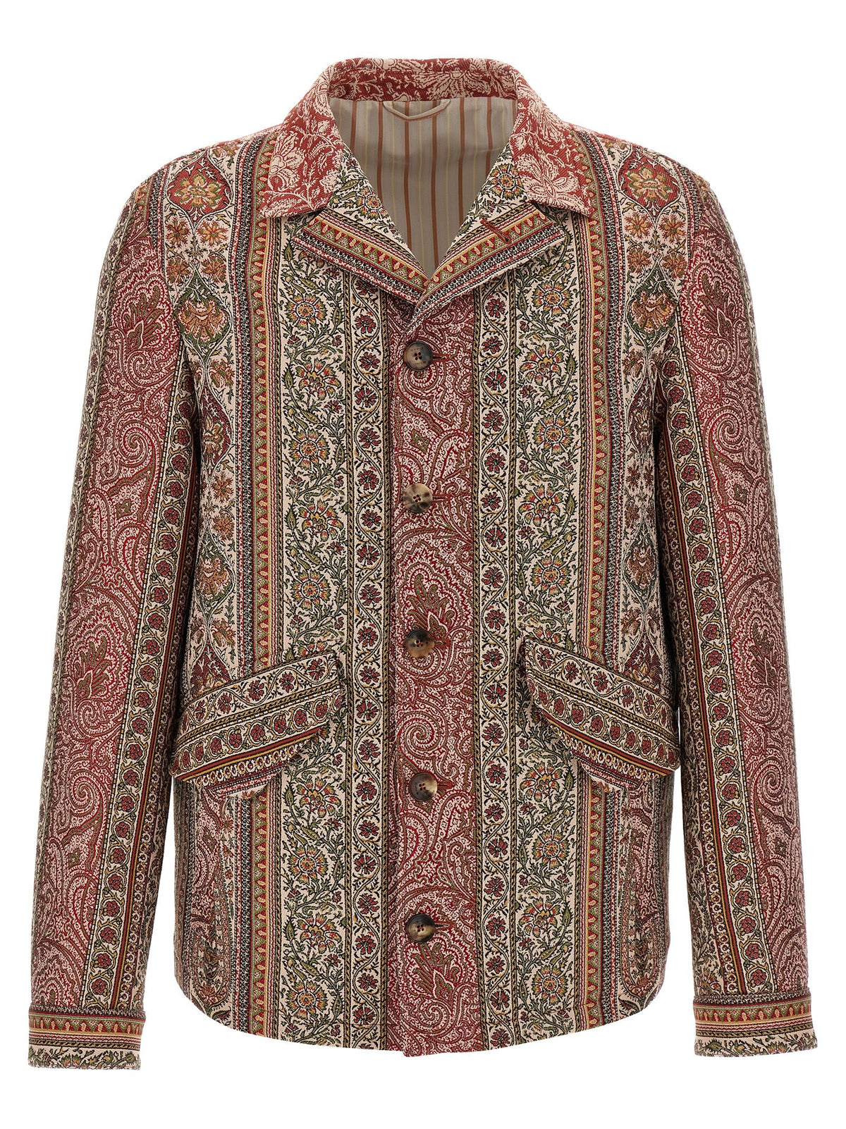 ETRO Etro Men Balmacaan Neck Overshirt