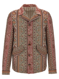 ETRO Etro Men Balmacaan Neck Overshirt