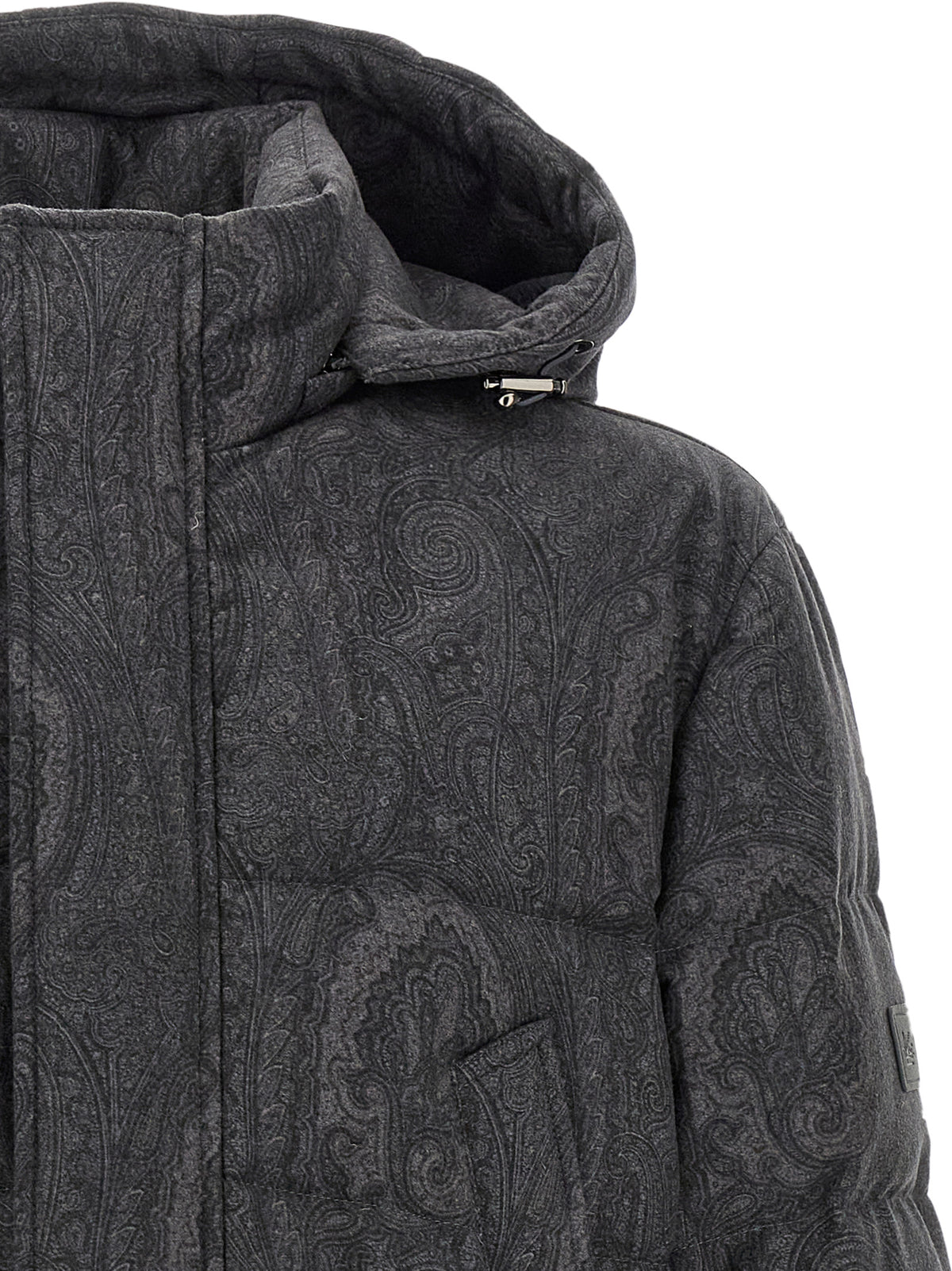 Etro Men Grey 'Arnica' Down Jacket