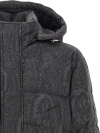 Etro Men Grey 'Arnica' Down Jacket