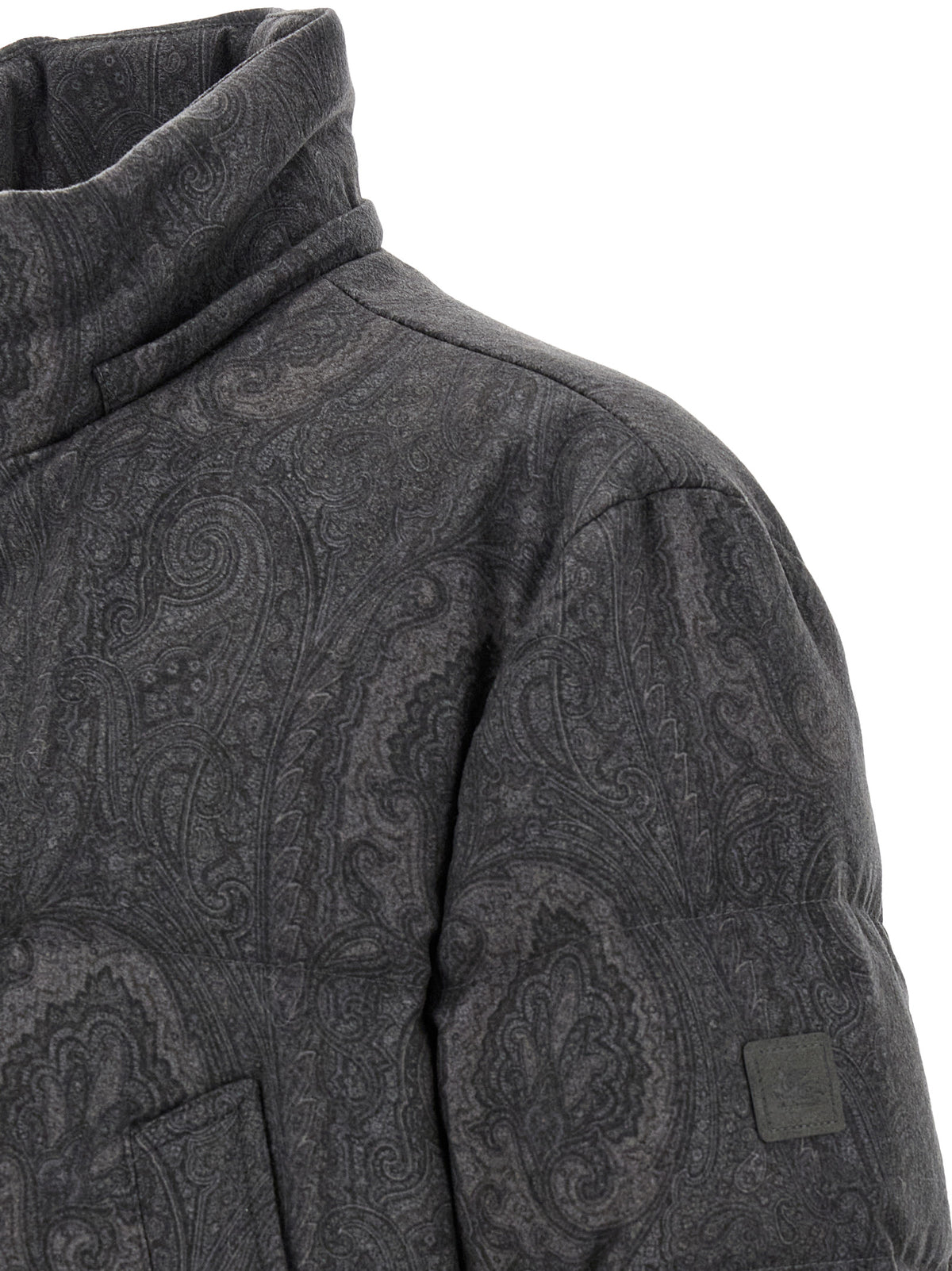 Etro Men Grey 'Arnica' Down Jacket