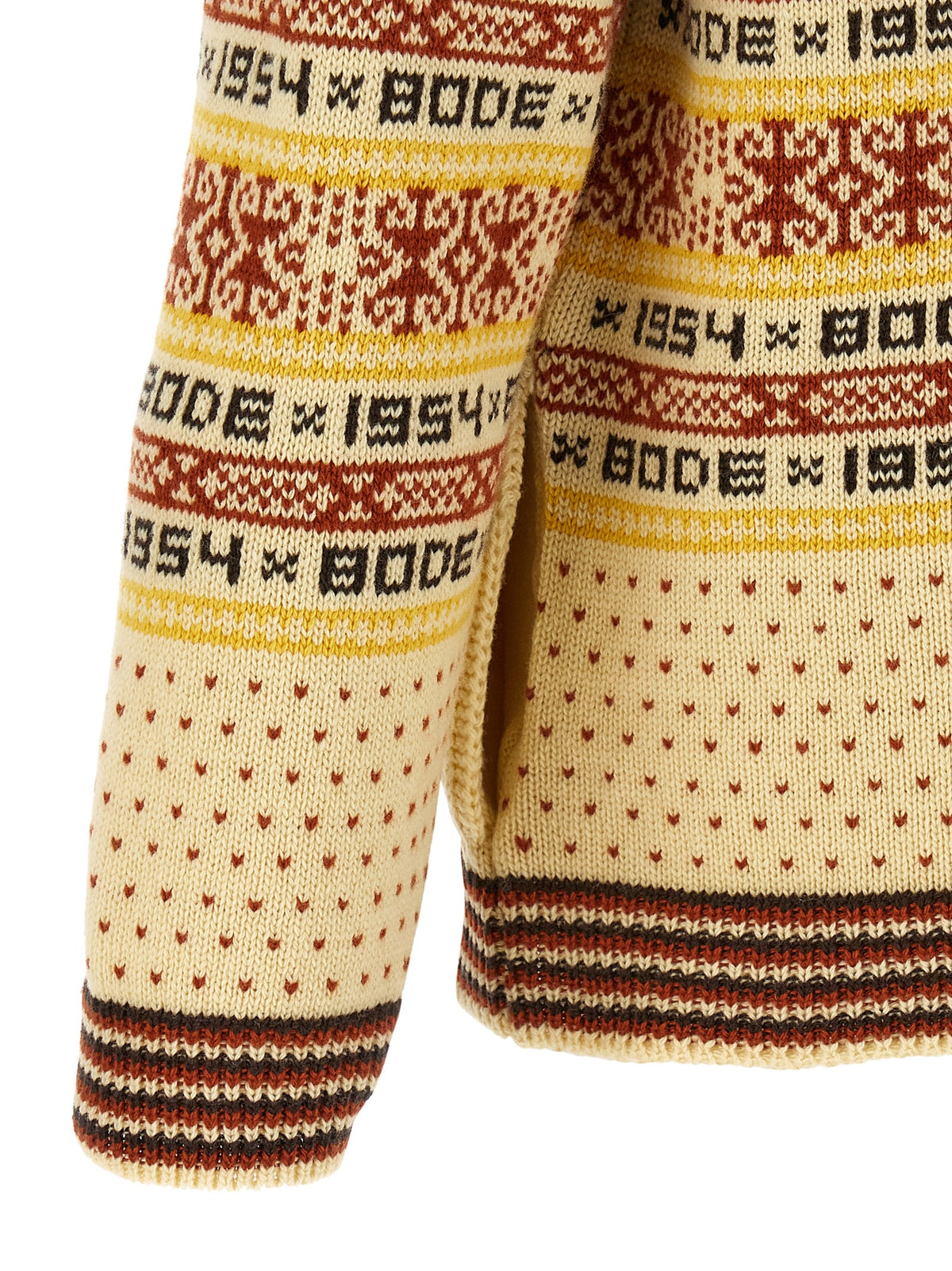 BODE Bode Men 'Marzipan' Cardigan