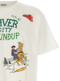 Bode Men White 'River City' T-Shirt