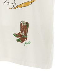 Bode Men White 'River City' T-Shirt