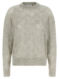 BRUNELLO CUCINELLI Brunello Cucinelli Women 'Dazzling Abstract Leaf' Sweater