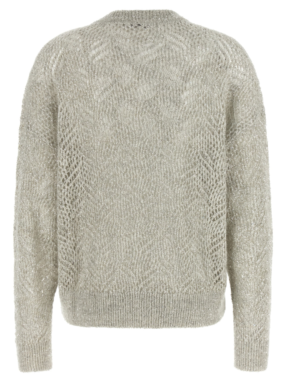 BRUNELLO CUCINELLI Brunello Cucinelli Women 'Dazzling Abstract Leaf' Sweater