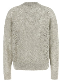 BRUNELLO CUCINELLI Brunello Cucinelli Women 'Dazzling Abstract Leaf' Sweater