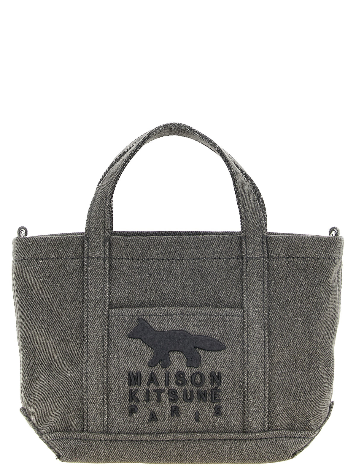 Maison Kitsune Men 'Profile Fox' Mini Shopping Bag