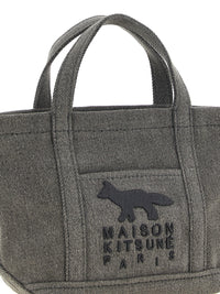 Maison Kitsune Men 'Profile Fox' Mini Shopping Bag