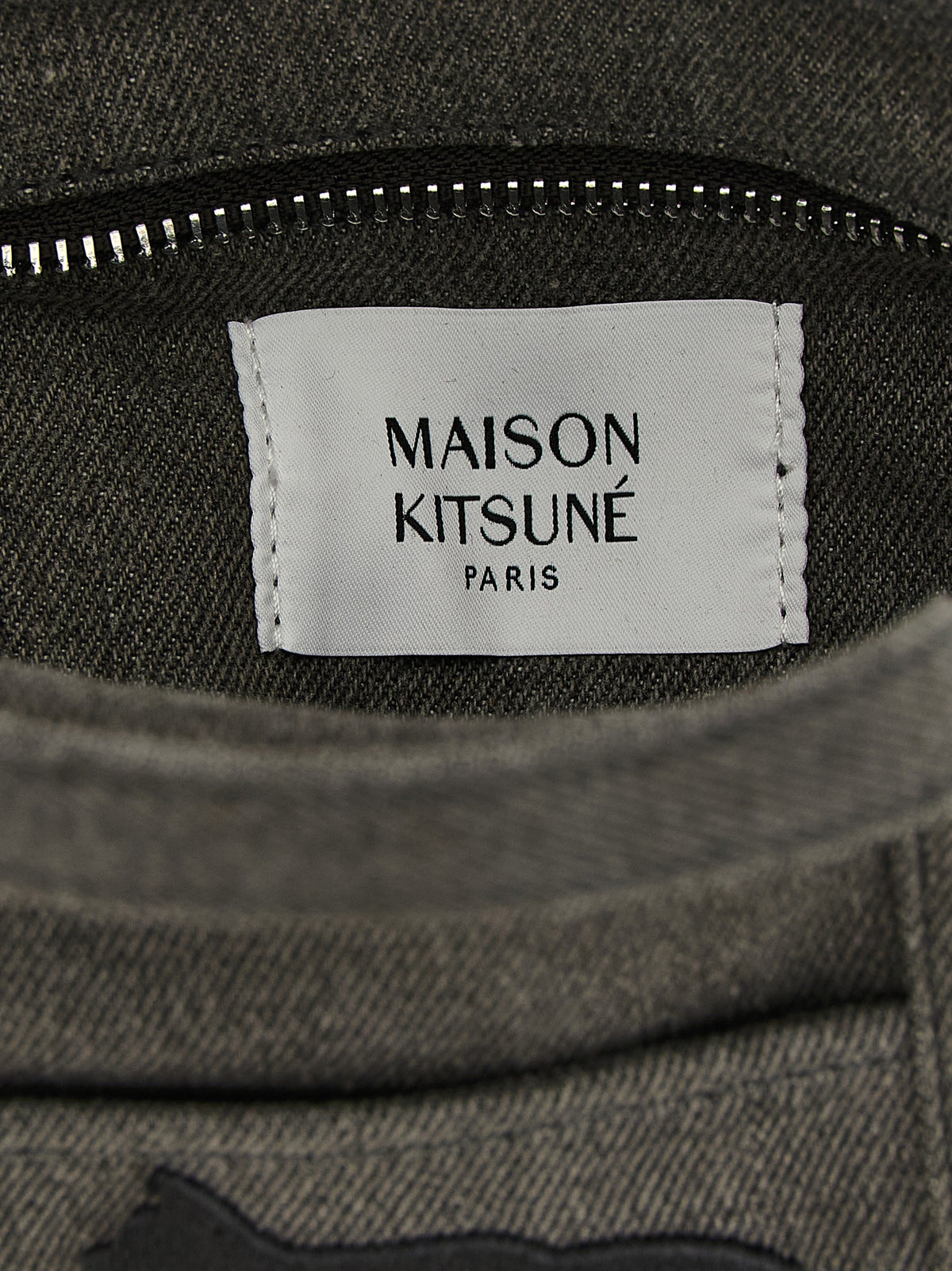Maison Kitsune Men 'Profile Fox' Mini Shopping Bag