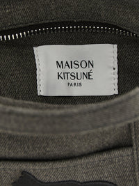 Maison Kitsune Men 'Profile Fox' Mini Shopping Bag