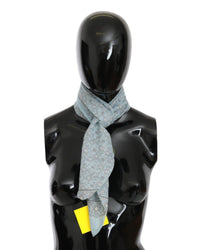 Ermanno Scervino Silk Scarf MS1602 One Size Light Blue