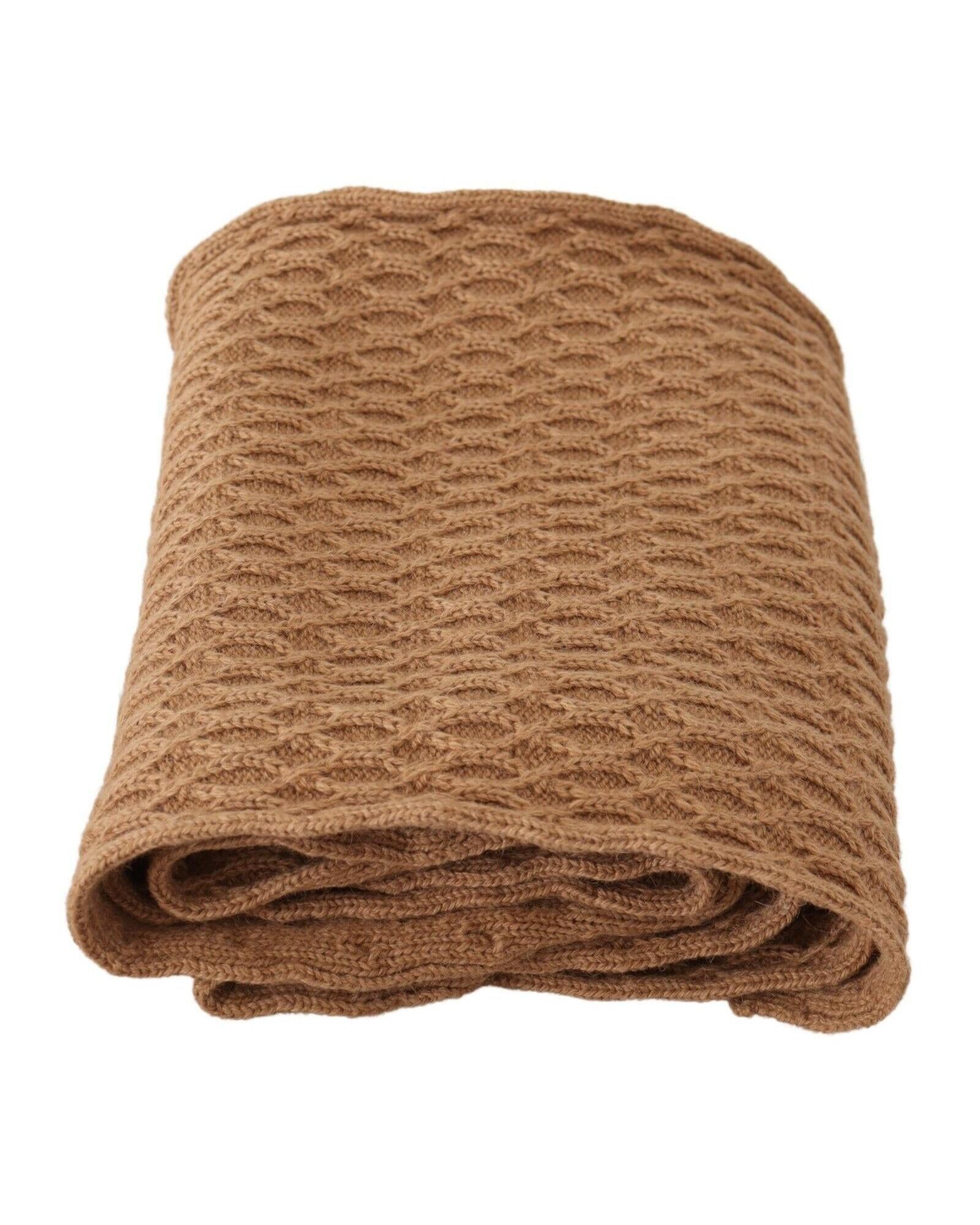 Dolce & Gabbana Dolce Gabbana Cable Knit Cashmere Scarf