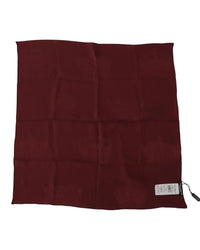Dolce & Gabbana Men's Silk Handkerchief - Burgundy