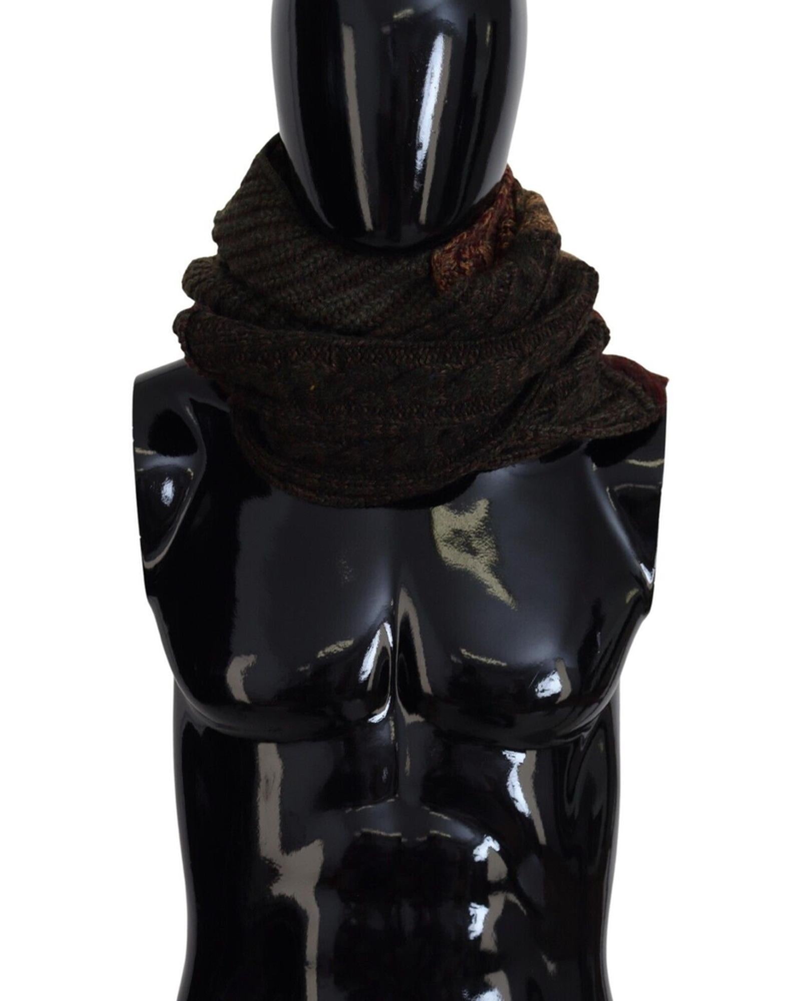 Dolce & Gabbana Brown Wool Scarf for Women