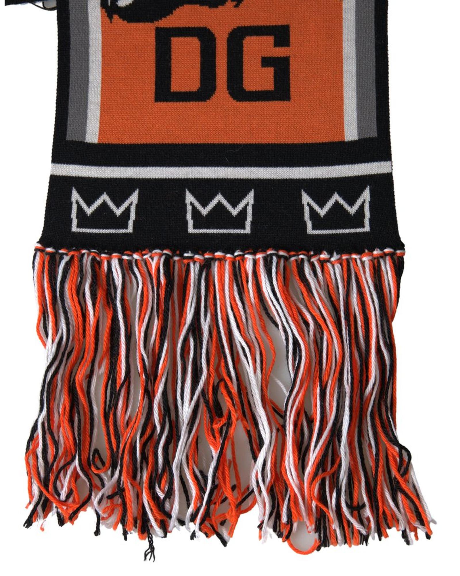 Dolce & Gabbana  Tiger Scarf Orange