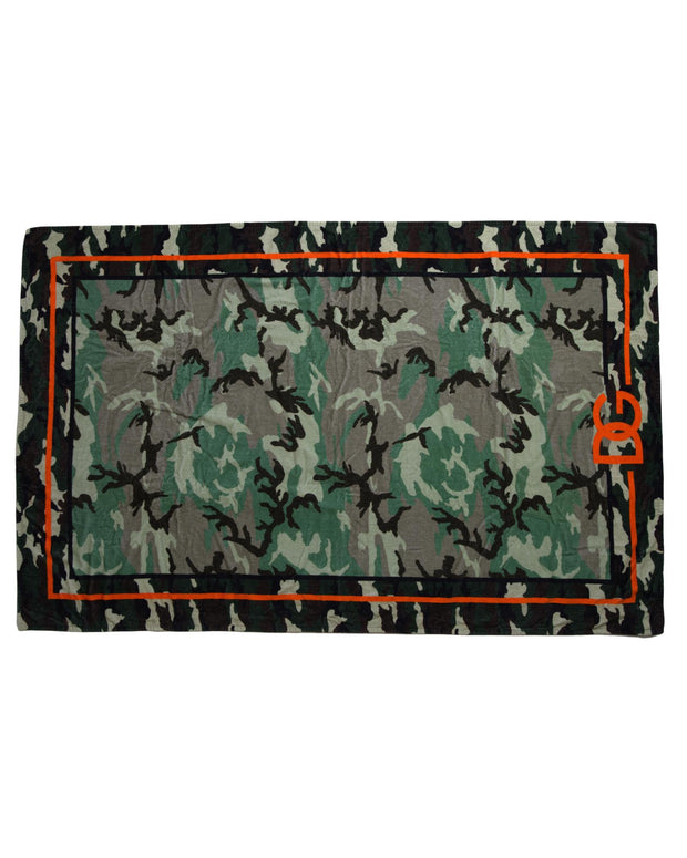 Dolce & Gabbana Printed Cotton Wrap Shawl Scarf