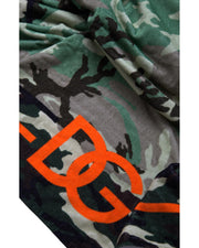 Dolce & Gabbana Printed Cotton Wrap Shawl Scarf