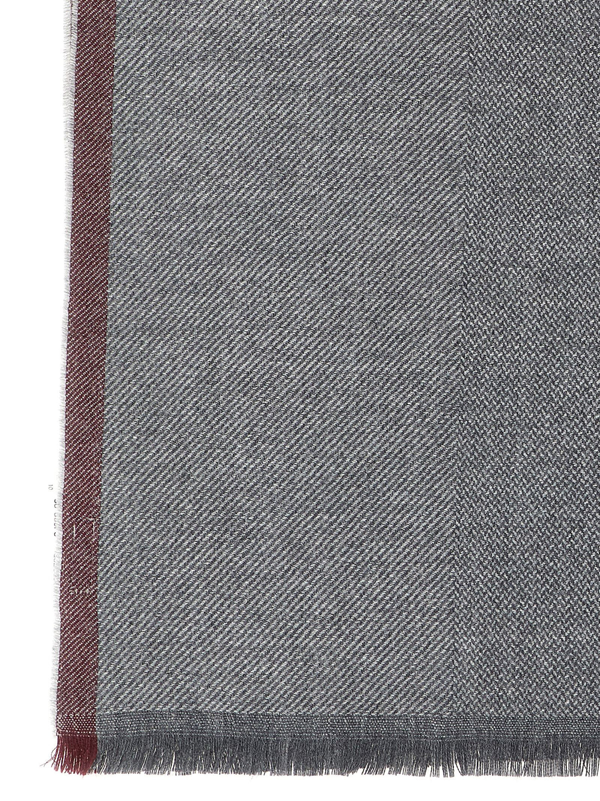 BRUNELLO CUCINELLI Brunello Cucinelli Men Diagonal Wool And Cashmere Scarf