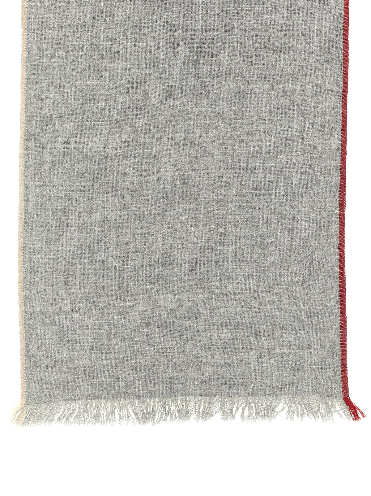 BRUNELLO CUCINELLI Brunello Cucinelli Men Contrast Border Scarf