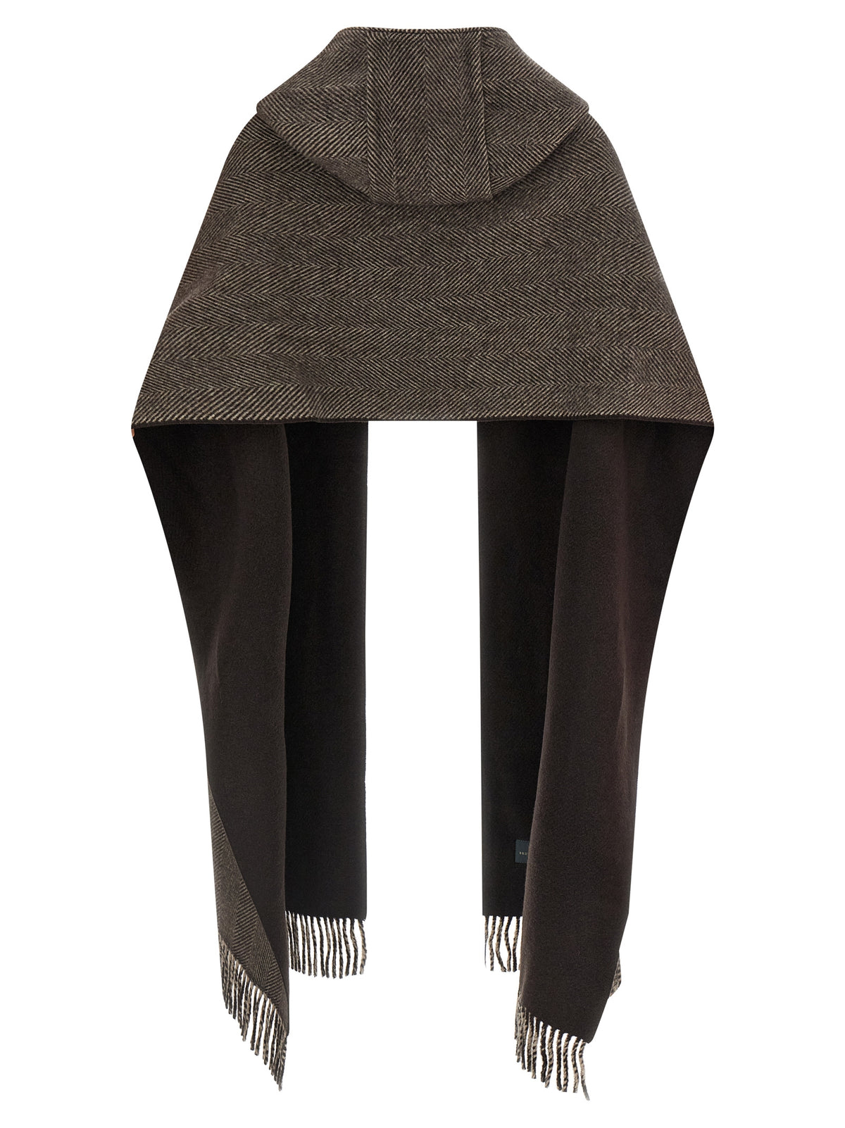Brunello Cucinelli Women Scarf With Reversible Hood