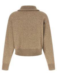 BRUNELLO CUCINELLI Brunello Cucinelli Women 'Shiny Zipper Pull' Wool Cardigan