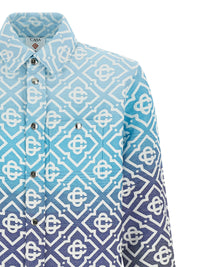 CASABLANCA Casablanca Men Shacket 'Monogram Gradient Jacquard'