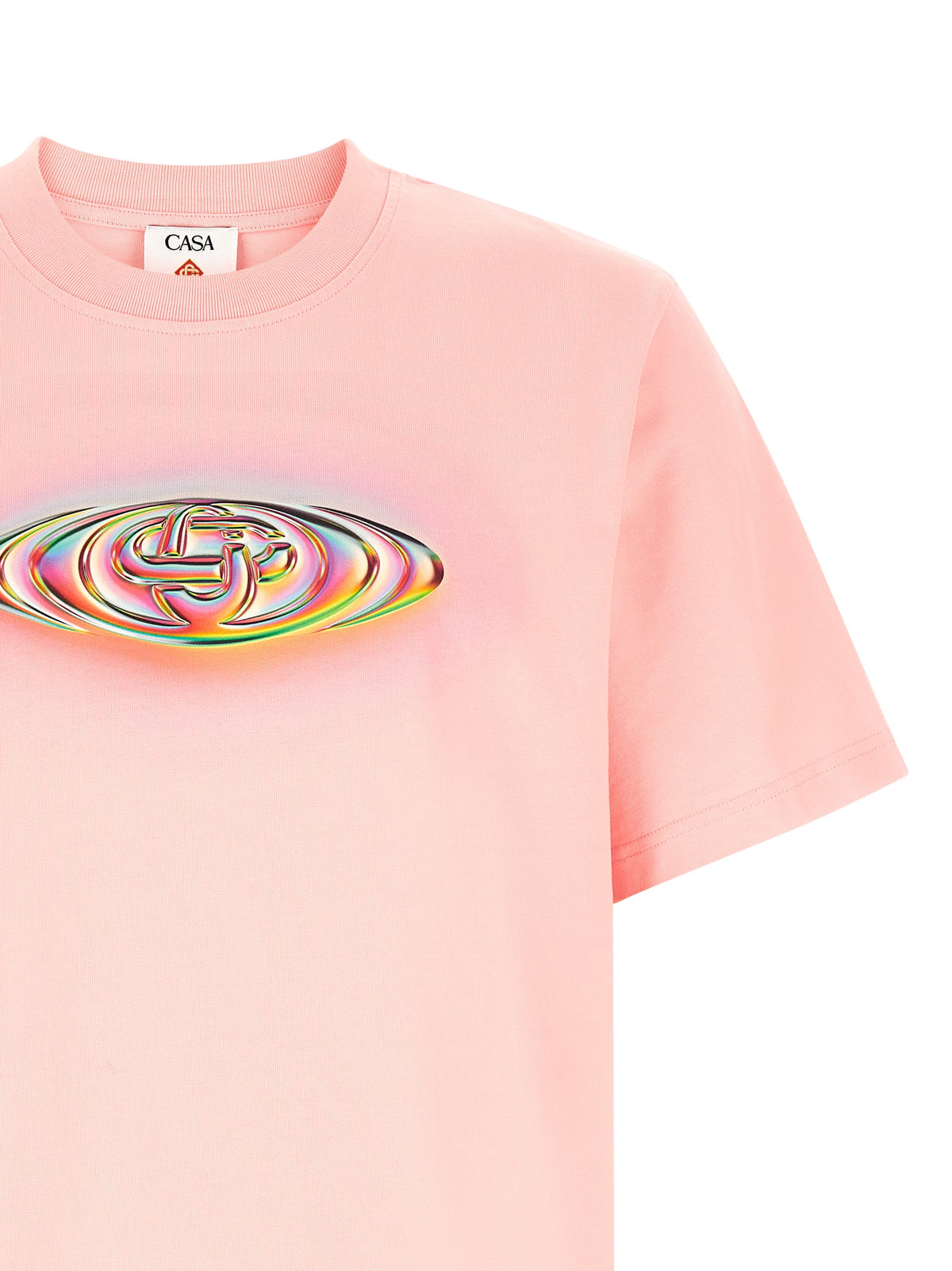 CASABLANCA Casablanca Men Martin Naumann 'Glass Logo' T-Shirt