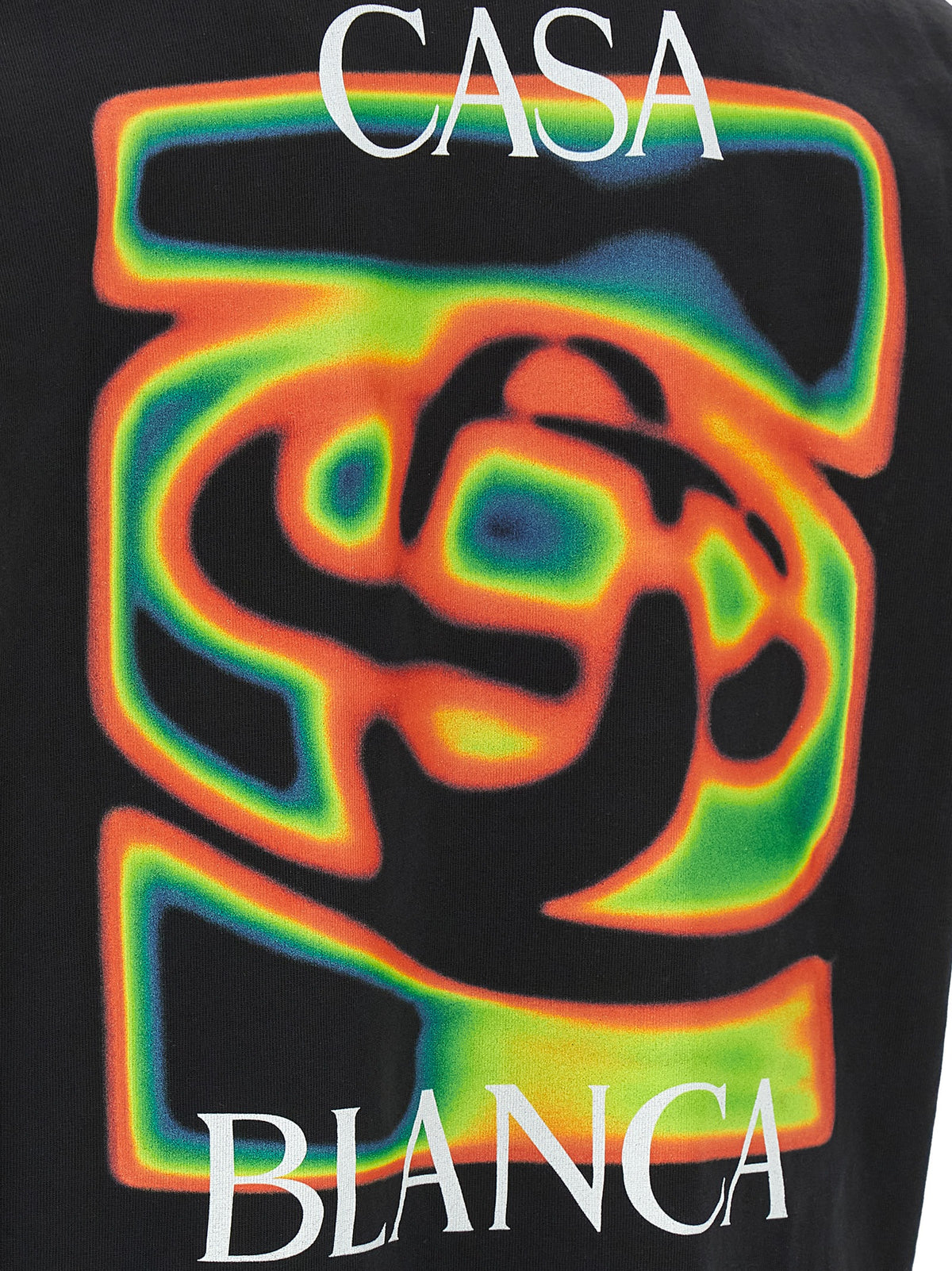 CASABLANCA Casablanca Men 'Heat Map Logo' T-Shirt