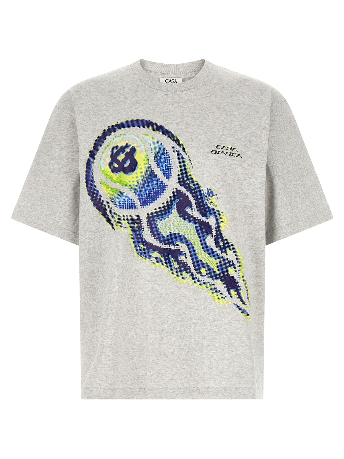 CASABLANCA Casablanca Men 'Flaming Tennis Ball' T-Shirt